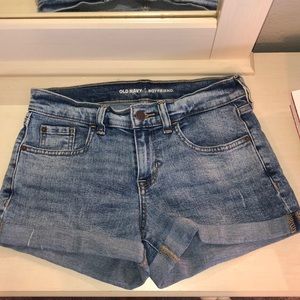 old navy denim shorts